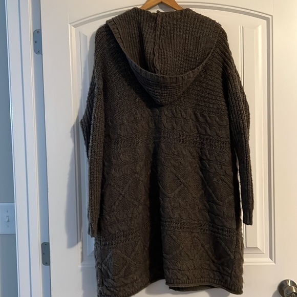 American Eagle Soft Wool blend  Long Sweater Coat Cardigan - Picture 4 of 5